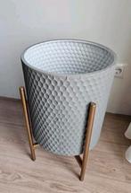 WOOOD plantenpot H50 cm x B 34 cm x D 34 cm, Tuin en Terras, Ophalen, Zo goed als nieuw, Rond