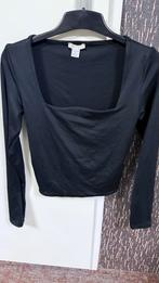 Zwarte Amisu Top Lange Mouw - Maat M-L, Zwart, Maat 42/44 (L), Ophalen of Verzenden, Zo goed als nieuw
