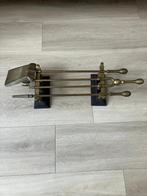 Te koop aangeboden.  Mooie antieke koperen haardset, Antiek en Kunst, Antiek | Koper en Brons, Ophalen of Verzenden, Koper