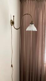 Wandlamp glas glazen, Ophalen, Zo goed als nieuw, Glas