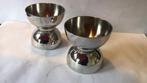 WMF Cromargan diabolo eierdopjes 2 x, Verzamelen, Verzenden, Huis en Inrichting