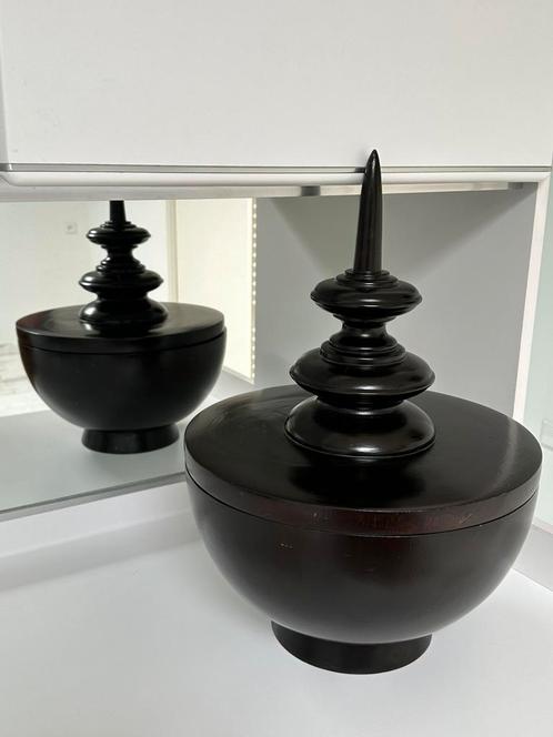 Grote Birmeese offerschaal Hoogte 52cm, Antiek en Kunst, Kunst | Niet-Westerse kunst, Ophalen