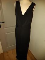 Lange steps jurk zwart maat L, Ophalen of Verzenden, Zo goed als nieuw, Maat 38/40 (M), Zwart