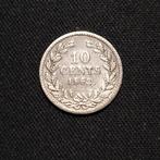 10 cent 1862, Postzegels en Munten, Munten | Nederland, Koning Willem III, Verzenden, Zilver, 10 cent