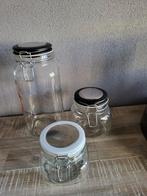 3 voorraadpotten, Huis en Inrichting, Keuken | Keukenbenodigdheden, Ophalen, Gebruikt