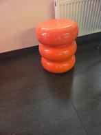 Bijzettafel/kruk, Huis en Inrichting, Ophalen, Minder dan 55 cm, Metaal of Aluminium, Rond