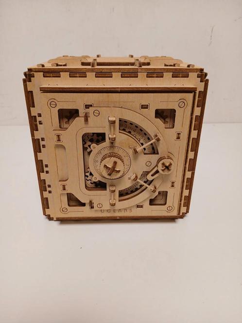 U gears houten kluis wooden city spaarpot, Verzamelen, Spaarpotten, Zo goed als nieuw, Dier, Ophalen of Verzenden