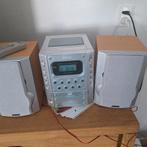Akai micro  set qx D 2400 INCL afstandsbediening en koptel, Gebruikt, Cd-speler, Ophalen of Verzenden, Microset