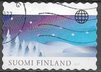 FINLAND € 1,95 Kerstzegel - Noorderlicht - 2021, Postzegels en Munten, Postzegels | Europa | Scandinavië, Ophalen of Verzenden