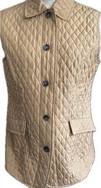 Zijden Bodywarmer van Peter Hahn - Maat : 40, Kleding | Dames, Bodywarmers, Maat 38/40 (M), Verzenden, Beige, Zo goed als nieuw
