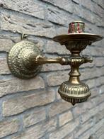 Antieke Scheep s Kandelasr  zwaar  Brons  j, Antiek en Kunst, Antiek | Kandelaars, Ophalen of Verzenden, Koper of Brons