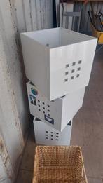 4 x kunststof bakken ikea kallax, Ophalen of Verzenden, Zo goed als nieuw, Minder dan 40 cm, Minder dan 35 cm