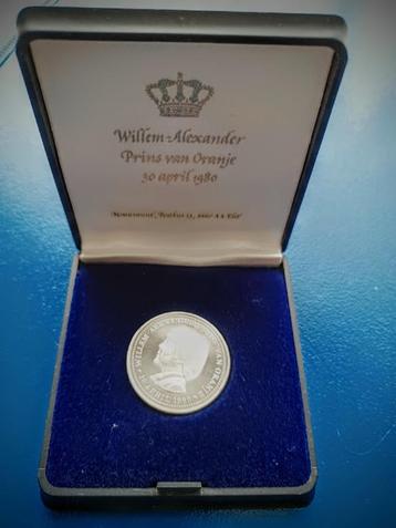 Penning Willem-Alexander Prins van Oranje - 1980   beschikbaar voor biedingen