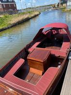 Mahoni houten overnaadse sloep  Lengte 560 cm, Watersport en Boten, Ophalen, 10 tot 30 pk, Gebruikt, Binnenboordmotor