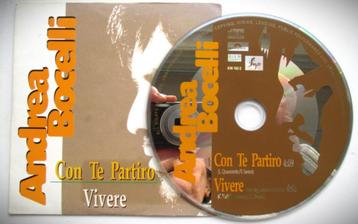 Andrea Bocelli~Con te Partiro en Vivere~Single CD beschikbaar voor biedingen