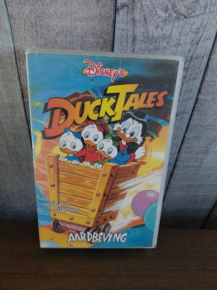 Ducktales aardbeving videoband. Disney., Cd's en Dvd's, VHS | Kinderen en Jeugd, Gebruikt, Tekenfilms en Animatie, Alle leeftijden