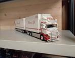 Scania R Jan Lundgren combinatie WSI, Hobby en Vrije tijd, Modelauto's | 1:50, Ophalen of Verzenden, Nieuw, Bus of Vrachtwagen