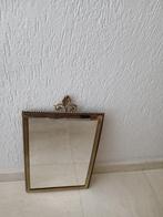 oude brocante messing spiegel, Verzenden