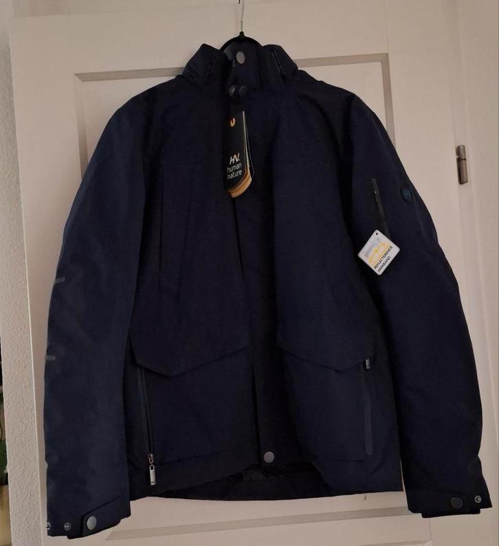 Nieuwe Human Nature Winterjas - Maat L, Kleding | Heren, Jassen | Zomer, Nieuw, Maat 52/54 (L), Blauw, Ophalen of Verzenden