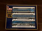 KLM Treinstel Fleischmann HO met Verlichting, Hobby en Vrije tijd, Modeltreinen | H0, Gelijkstroom, Ophalen of Verzenden, Analoog