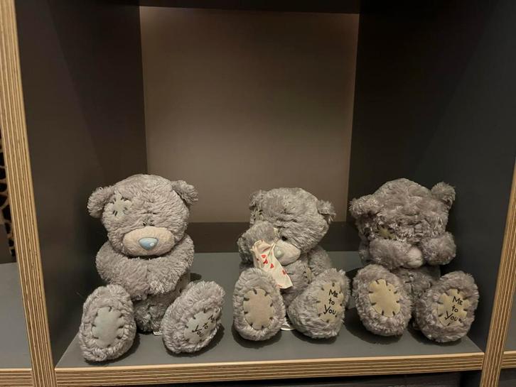 Me to You Beertjes - Set van 3, Kinderen en Baby's, Speelgoed | Knuffels en Pluche, Zo goed als nieuw, Beer, Ophalen of Verzenden