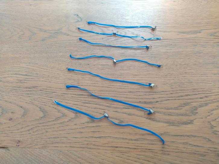 Tekno spanbanden blauw Nieuw, Hobby en Vrije tijd, Modelauto's | 1:50, Nieuw, Bus of Vrachtwagen, Tekno, Ophalen of Verzenden