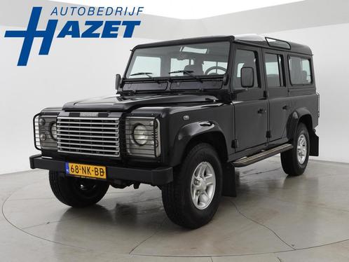 Land Rover Defender 2.5 TD5 110 SW G4 9-PERSOONS + STANDKACH, Auto's, Land Rover, Bedrijf, Te koop, 4x4, ABS, Airconditioning