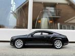 1:18 Bentley Continental GT zwart metallic 2004 Minichamps, Minichamps, Auto, Ophalen of Verzenden, Zo goed als nieuw