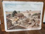 wandkaart " De Romeinen in ons land ", Antiek en Kunst, Ophalen, Geschiedenis