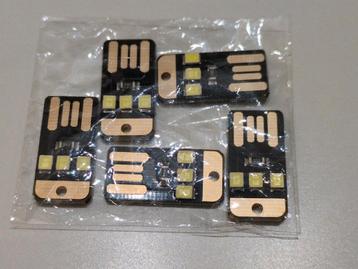 Let op 4 (ipv 5) USB A LED Lampjes - Noodverlichting beschikbaar voor biedingen