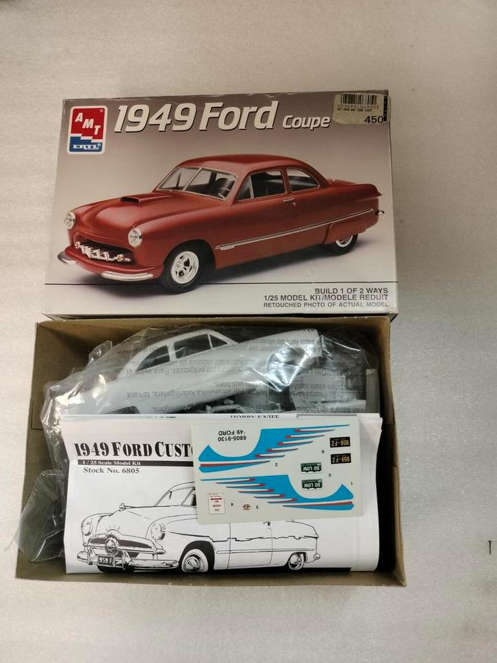 AMT 1949 Ford Coupe Modelbouwpakket, Hobby en Vrije tijd, Modelbouw | Auto's en Voertuigen, Gebruikt, Auto, 1:32 tot 1:50, Overige merken