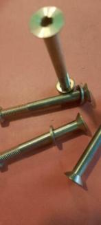 5 st Messing bout plat verzonken kop m6x60/20 mm woonboot, Watersport en Boten, N, Verzenden, Nieuw, N