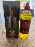 2 fakkels en 8 flessen olie vaste prijs €40 euro, Tuin en Terras, Ophalen of Verzenden, Nieuw