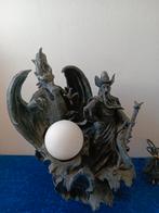 Gotische Draak & Tovenaar Lamp, Ophalen of Verzenden, Minder dan 100 cm