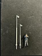 Resin bouwpakket camera beveiliging set bewaking palen 1:87, Verzenden, Nieuw, Overige merken