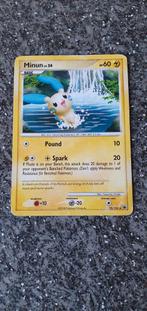Minun 25/100 Pokémonkaart - Gebruikt DP Majestic Dawn, Ophalen of Verzenden, Gebruikt, Losse kaart