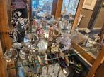 Kristal, beeldjes, vitrine kast inhoud, Ophalen, Gebruikt