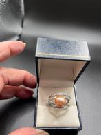 Sterling Zilveren Ring Uniek Design maat 17.5, Sieraden, Tassen en Uiterlijk, Ringen, Ophalen of Verzenden, Zo goed als nieuw