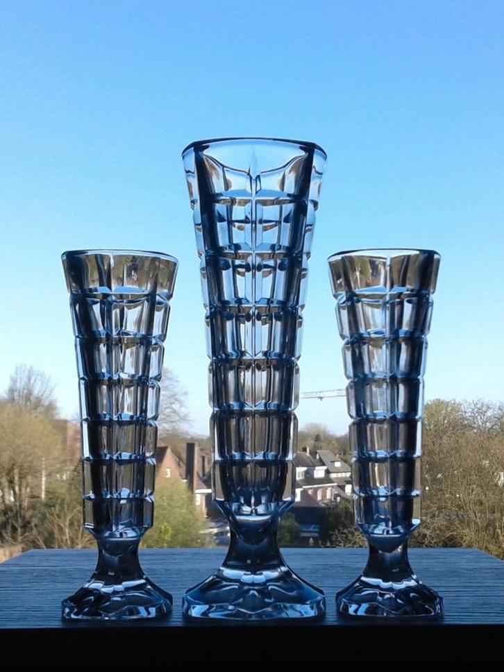 Vaas (6) Cristal d’Arques Vintage, Antiek en Kunst, Antiek | Glas en Kristal, Ophalen of Verzenden