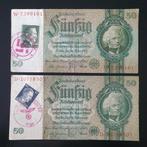 2x 50 Reichsmark Duitsland 1933 jaar set, Postzegels en Munten, Setje, Duitsland, Ophalen of Verzenden