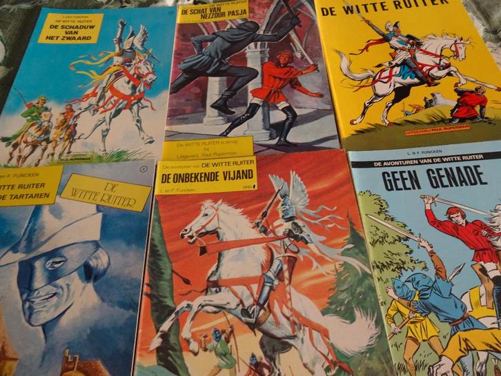 De avonturen van De witte ruiter., Boeken, Stripboeken, Gelezen, Eén stripboek, Ophalen of Verzenden