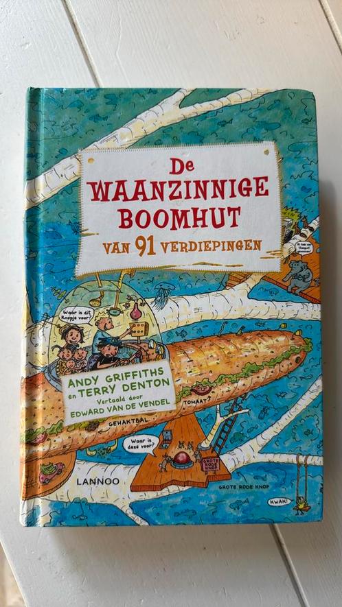 Terry Denton - De waanzinnige boomhut van 91 verdiepingen, Boeken, Kinderboeken | Jeugd | onder 10 jaar, Gelezen, Ophalen of Verzenden