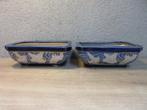 Platte bloempot bonsai pot schaal, Ophalen of Verzenden, Gebruikt, Rechthoekig, Binnen