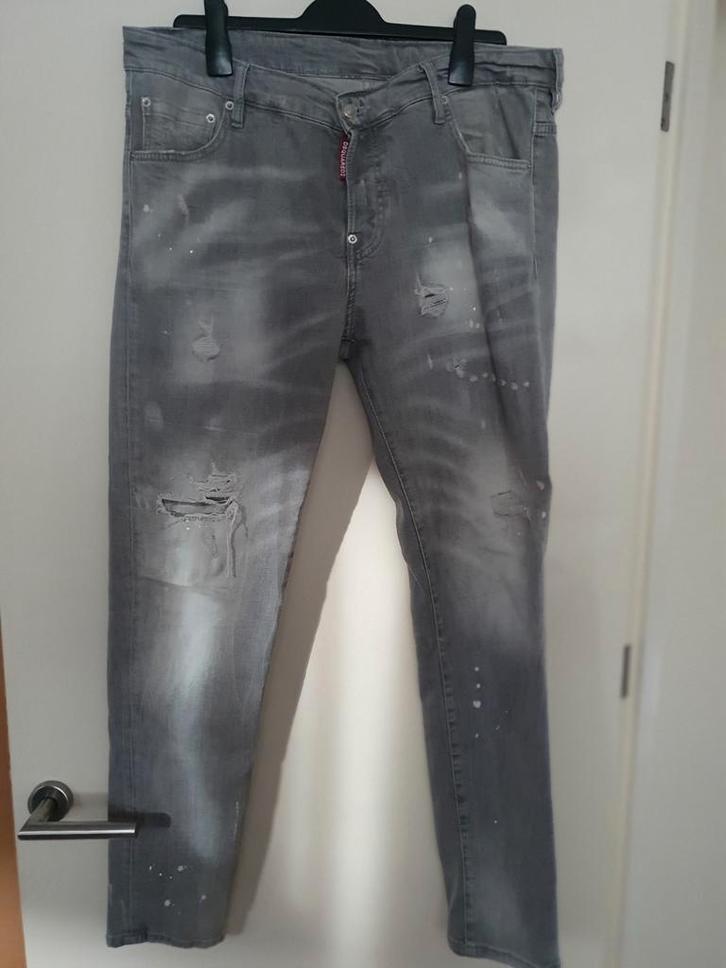 Heren Spijkerbroek - Dsquared2 - Maat W40-W42, Kleding | Heren, Spijkerbroeken en Jeans, Gedragen, W40 - W42 (confectie 56/58)