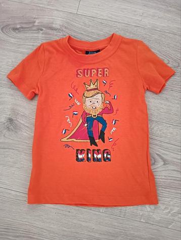 Koningsdag shirt maat 98-104