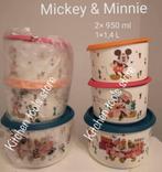 Tupperware Disney Mickey mouse set duimdrukdeksel voorraad, Ophalen of Verzenden, Nieuw