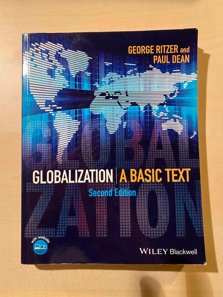 Globalization George Ritzer, Paul Dean ISBN 9781118687123, Boeken, Studieboeken en Cursussen, Zo goed als nieuw, WO, Beta, Ophalen of Verzenden