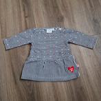 Gestreept jurkje met hartjes, Kinderen en Baby's, Babykleding | Maat 56, Meisje, Jurkje of Rokje, Ophalen of Verzenden, Zo goed als nieuw