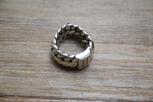 Buddha to Buddha ring 25 gram maat 20, Sieraden, Tassen en Uiterlijk, Ringen, Gebruikt, Dame of Heer, 20 of groter, Zilver, Zilver
