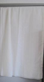 2 WITTEN INBETWEEN VITRAGE MET RINGEN ,NIEUW, Huis en Inrichting, Stoffering | Gordijnen en Lamellen, Wit, Nieuw, Ophalen of Verzenden